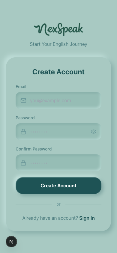 Act 2 — Sign up