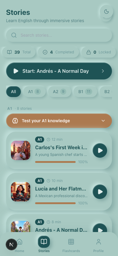 Act 4 — Carlos's stories